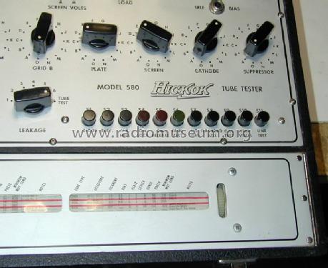 Tube Tester 580; Hickok Electrical (ID = 1007455) Equipment