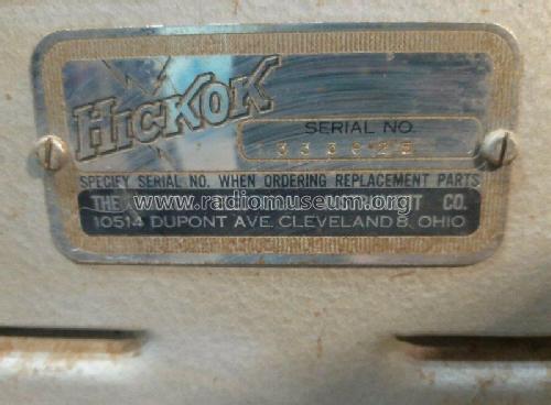 209-A Volt-Ohm Capacity Milliammeter; Hickok Electrical (ID = 2714983) Equipment