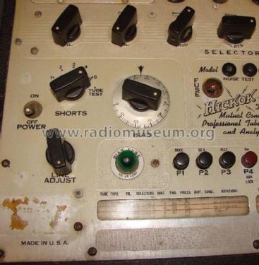 Dynamic Mutual Conductance Professional Tube Tester and Analyzer 538A; Hickok Electrical (ID = 2002688) Equipment