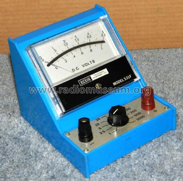 Teaching Systems DC Voltmeter 531F; Hickok Electrical (ID = 2723502) teaching