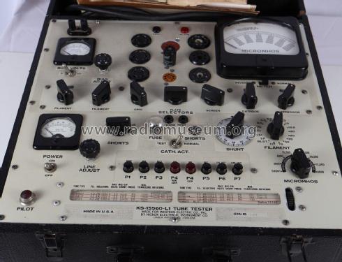 Tube Tester KS-15560L1; Hickok Electrical (ID = 2801674) Equipment