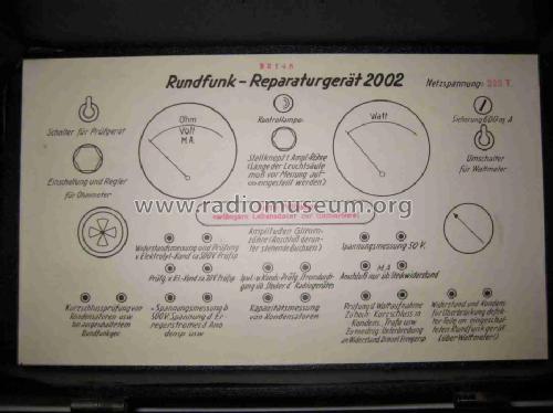 Rundfunk-Reparaturgerät 2002; Hielscher- (ID = 658568) Equipment