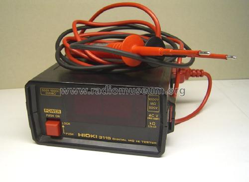 Digital MOhm Hi Tester 3115; Hioki E.E. (ID = 1438701) Equipment