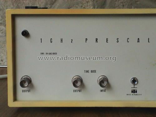 1 GHz Prescaler TR-5362/0 035; Hiradástechnika (ID = 1740343) Equipment