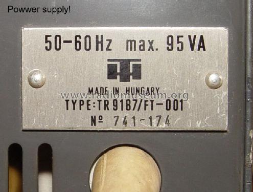 AM-FM Signal Generator TR-0734 / R076; Hiradástechnika (ID = 1460248) Equipment