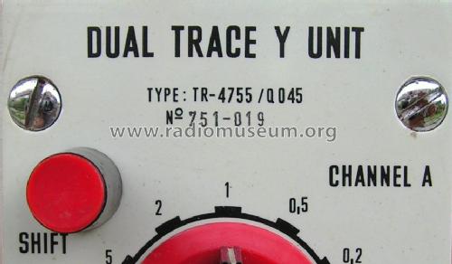 Dual Trace Y Unit TR4755 / Q045; Hiradástechnika (ID = 1032422) Equipment