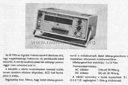 Frenkvenciaméro - Counter Q030/TR-5270; Hiradástechnika (ID = 589766) Equipment