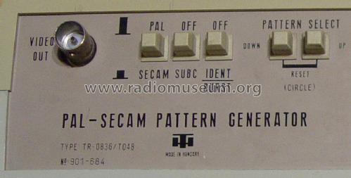 Képminta generátor - Pal-Secam Pattern Generator TR-0836/T048; Hiradástechnika (ID = 2337015) Equipment