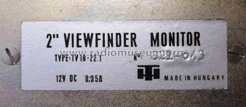 Minilux TV Monitor TV 18-22.1; Hiradástechnika (ID = 1340750) Misc