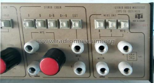 Stereo Radio Multitest Tr-0628/ R079; Hiradástechnika (ID = 1718316) Equipment