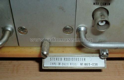 Stereo Radiotester Tr-0627/K132; Hiradástechnika (ID = 1589514) Equipment