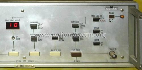 Test Line Generator TR-0755 / Q097; Hiradástechnika (ID = 1698459) Equipment