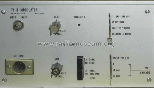 TV IF Modulator TR-0770; Hiradástechnika (ID = 1453963) Equipment