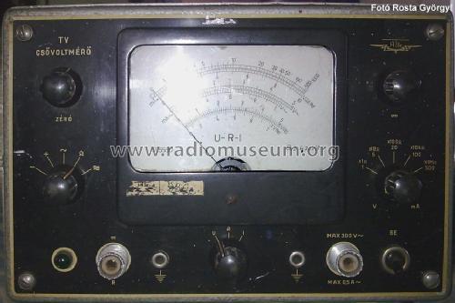 TV Tube Voltmeter HCU-13-59; Hiradástechnika (ID = 719111) Ausrüstung