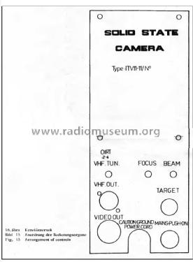 Videolux-1, Closed-Circuit Television Camera ITV11-11/ F, G; Hiradástechnika (ID = 1833609) TV-studio