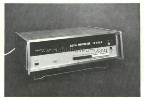 Digital Multimeter TR-1665A; Hiradástechnikai (ID = 797855) Equipment