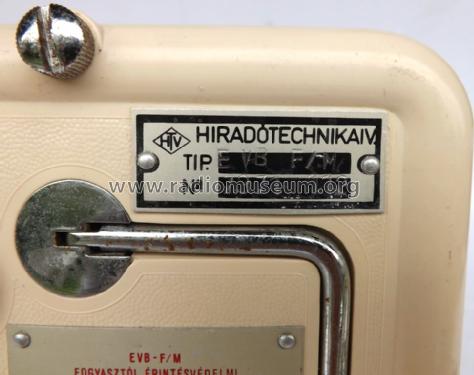 Fogyasztói Érintésvédelmi Berendezés EVB-F, EVB-F/M; Hiradótechnikai (ID = 1840326) Ausrüstung