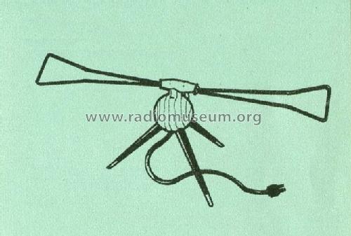 Room Aerial, Szobaantenna TESZA 511/1 B; Hiradótechnikai (ID = 1046246) Antenna