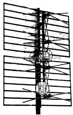 Síkreflektoros Televiziós tetőantenna / TV Roofantenna with Flat Reflector - IV-V. sáv/Band TETA SA2160/81; Hiradótechnikai (ID = 2718367) Antenny