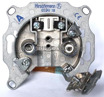 Antennensteckdose GEDU 10; Hirschmann GmbH & Co (ID = 2431138) Antenna