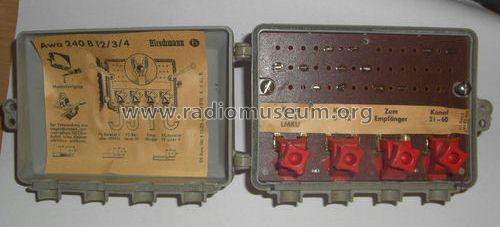 Antennenweiche Awa 240 B 12/3/4; Hirschmann GmbH & Co (ID = 1521282) Diverses