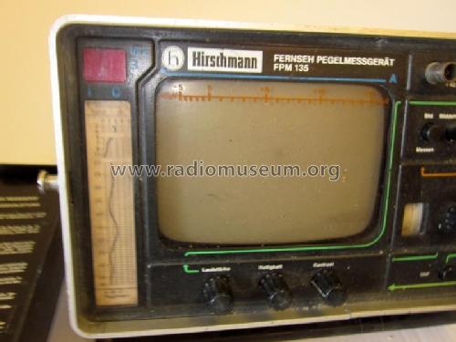 Fernseh Pegelmeßgerät FPM 135; Hirschmann GmbH & Co (ID = 1721238) Ausrüstung