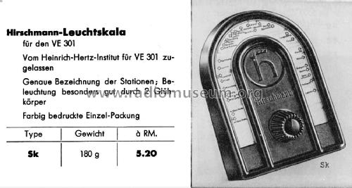 Leuchtskala für VE301; Hirschmann GmbH & Co (ID = 2520624) mod-past25