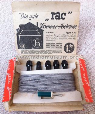 Zimmerantenne rac A15 / rac A20; Hirschmann GmbH & Co (ID = 1654502) Antenne