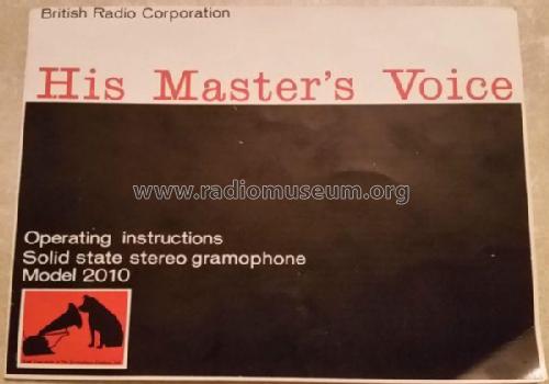 2010; His Master's Voice (ID = 1949474) Reg-Riprod