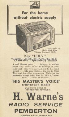 268 Ch= A557DM; His Master's Voice (ID = 2878625) Radio