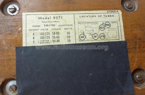 95T1; His Master's Voice N (ID = 3030407) Radio