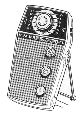 Cabana PQ-9A Ch= PQ; His Master's Voice (ID = 2316597) Televisore
