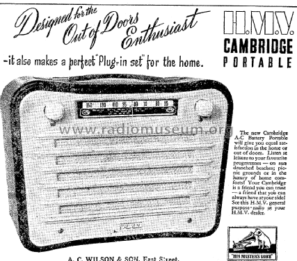 Cambridge 495P ; His Master's Voice N (ID = 2848633) Radio