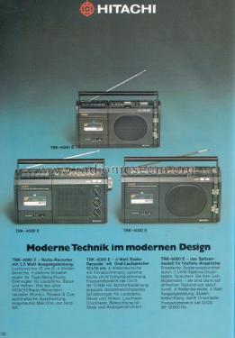 4-Band Stereo Radio Recorder TRK-5000 E; Hitachi Ltd.; Tokyo (ID = 1876539) Radio