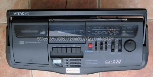 CD Cassette Recorder CX-200; Hitachi Ltd.; Tokyo (ID = 1188758) Radio