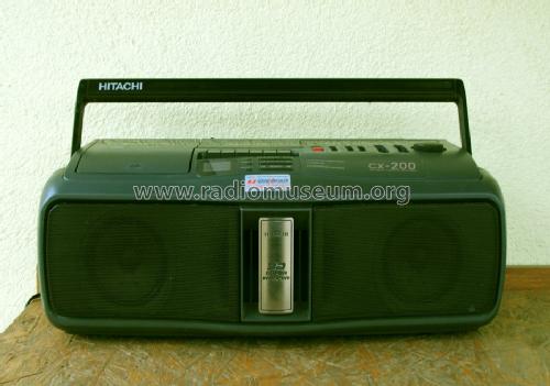 CD Cassette Recorder CX-200; Hitachi Ltd.; Tokyo (ID = 1188761) Radio