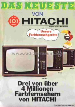 Color Television CNP-865; Hitachi Ltd.; Tokyo (ID = 2819175) Television