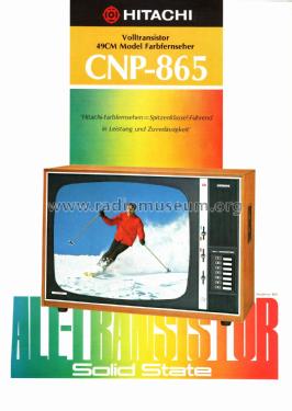 Color Television CNP-865; Hitachi Ltd.; Tokyo (ID = 2819314) Television