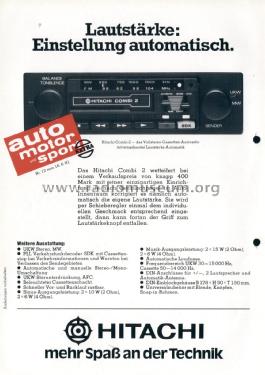 Combi 2; Hitachi Ltd.; Tokyo (ID = 2819542) Autoradio