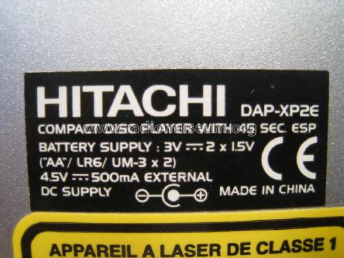 Compact Disc Player DAP-XP2E; Hitachi Ltd.; Tokyo (ID = 2112202) R-Player