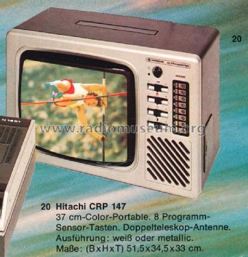 CRP-147; Hitachi Ltd.; Tokyo (ID = 1268489) Television