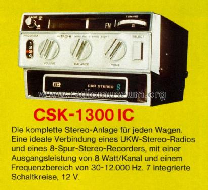 CSK-1300IC; Hitachi Ltd.; Tokyo (ID = 1591817) Car Radio