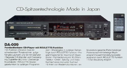 Compact Disc Player DA-009; Hitachi Ltd.; Tokyo (ID = 581449) R-Player