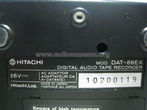 Digital Audio Tape DAT-88EX; Hitachi Ltd.; Tokyo (ID = 2126149) Enrég.-R