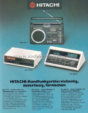 Electronic Clock Radio KC-680E; Hitachi Ltd.; Tokyo (ID = 1595445) Radio