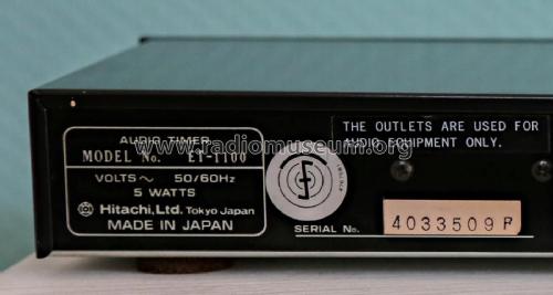 ET-1100; Hitachi Ltd.; Tokyo (ID = 3114670) Diverses