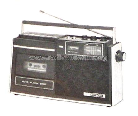 FM/AM Transistor Portable Radio Cassette Recorder TRK-1211H; Hitachi Ltd.; Tokyo (ID = 1493774) Radio