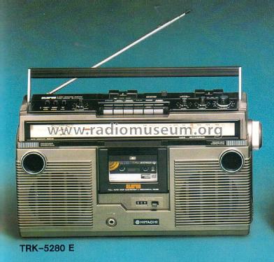 FM/MW/LW Stereo Cassette Recorder TRK-5280E; Hitachi Ltd.; Tokyo (ID = 1876535) Radio