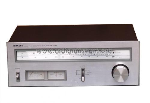 AM/FM Stereo Tuner FT-270; Hitachi Ltd.; Tokyo (ID = 834671) Radio