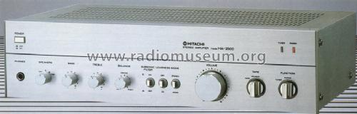 Stereo Amplifier HA-2500; Hitachi Ltd.; Tokyo (ID = 812926) Ampl/Mixer